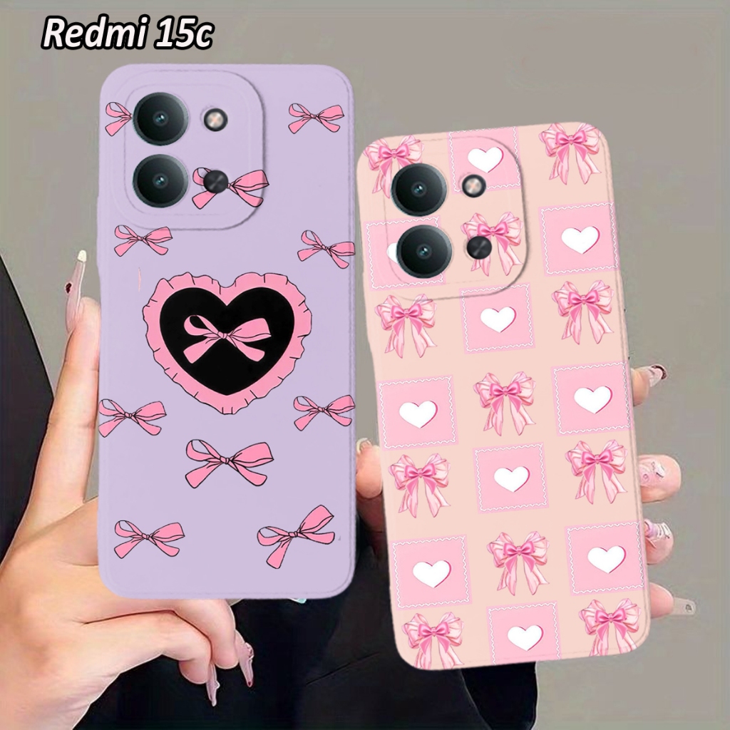 HP ล่าสุดสําหรับ Redmi 15c โทรศัพท์ 2025 - Softcase ซิลิโคน Redmi 15c 14c 9c 10c A5 C63 C53N 1137