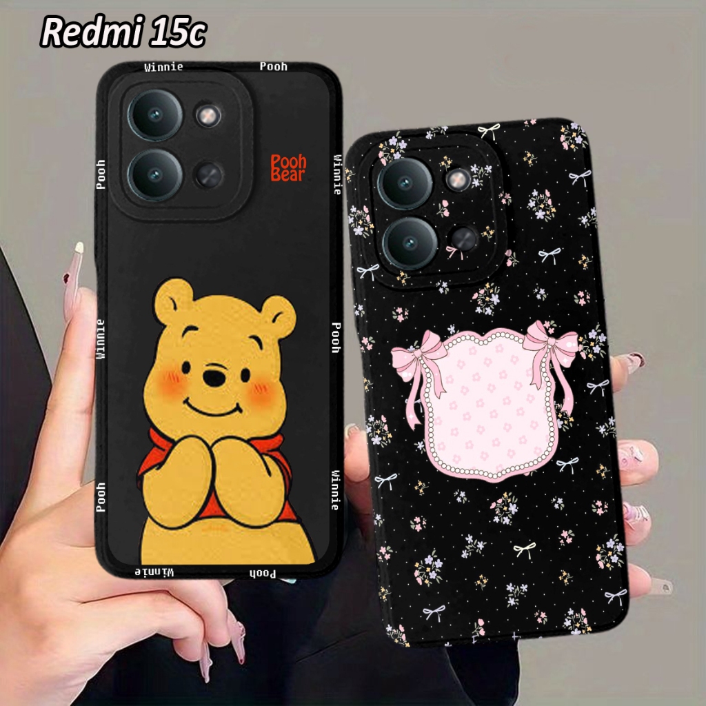 HP ล่าสุดสําหรับ Redmi 15c โทรศัพท์ 2025 - Softcase ซิลิโคน Redmi 15c 14c 9c 10c A5 C63 C53N 1143