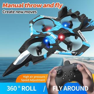 WETECH Mainan Pesawat Terbang Remote Control 2.4Ghz Glider Airplane Putaran 360° Pesawat Tempur Hovering High Altitude