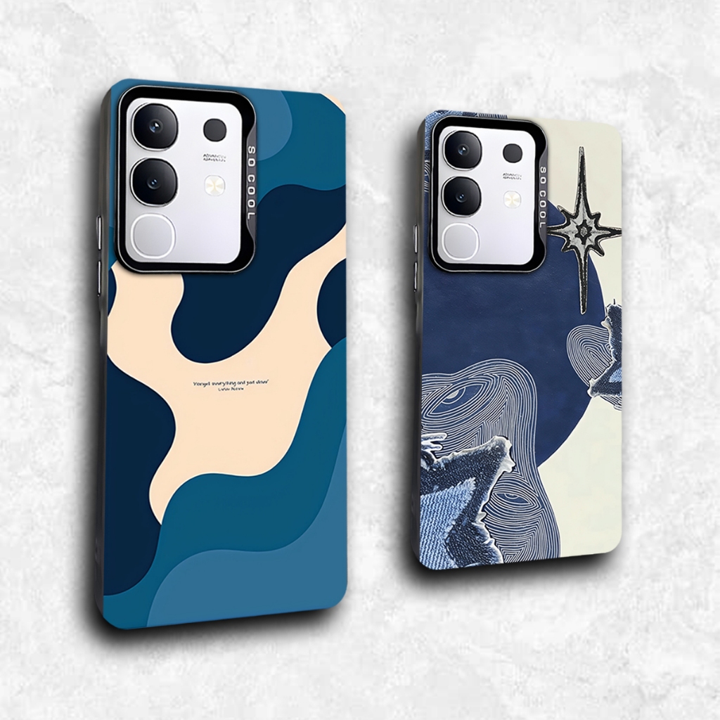 RN46 Pastle Aesthetic Case Vivo series สําหรับ Vivo Y29 4G Y19S V50 V40 V50 Lite V40 Lite Iqoo Z9 5G