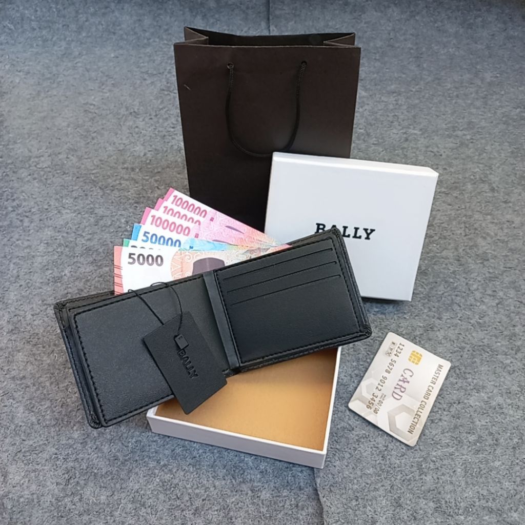 กระเป๋าสตางค์ผู้ชายแบบพับได้แบบสบาย ๆ กระเป๋าสตางค์หนังผู้ชายกระเป๋าสตางค์พับพรีเมี่ยมกล่องพิเศษ + ถุงกระดาษ - รูปที่ 3