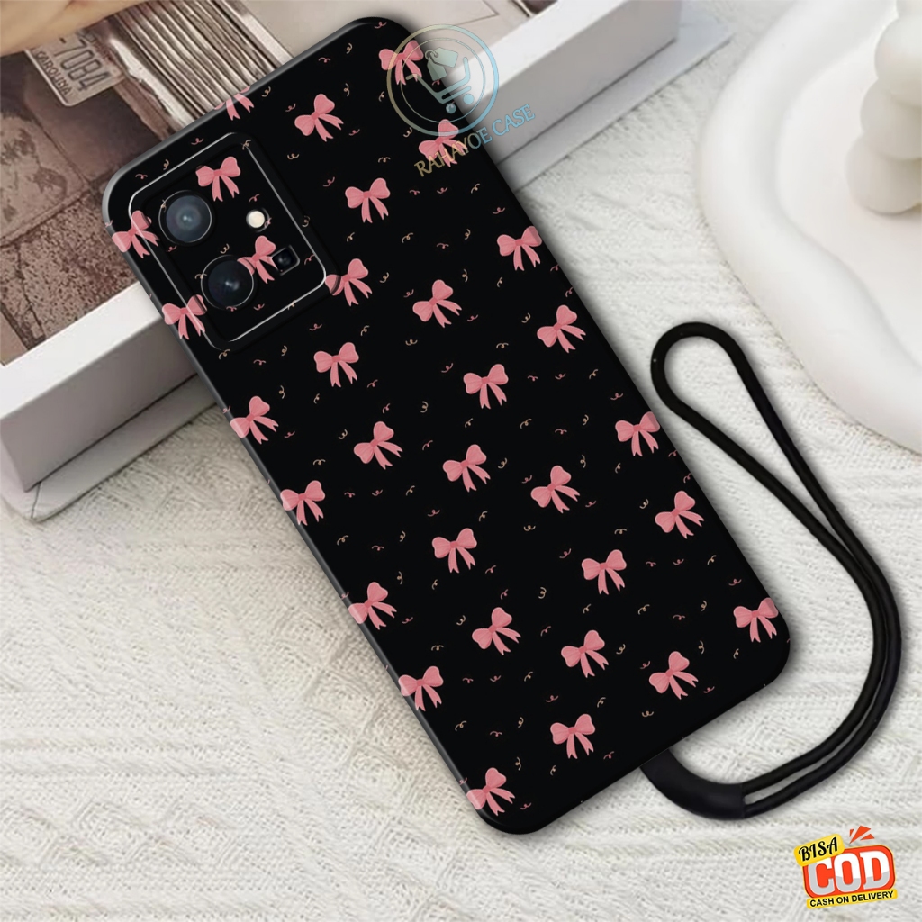 เคสกล้องโปร HP VIVO T1 5G / T1 PRO / Y75 5G - RIBBON motif - VIVO T1 5G ซิลิโคน / VIVO T1 PRO / VIVO