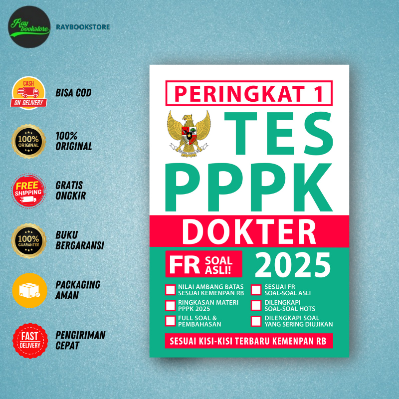 Rank 1 เล่ม PPPK DOCTOR 2025 - Eduka Media