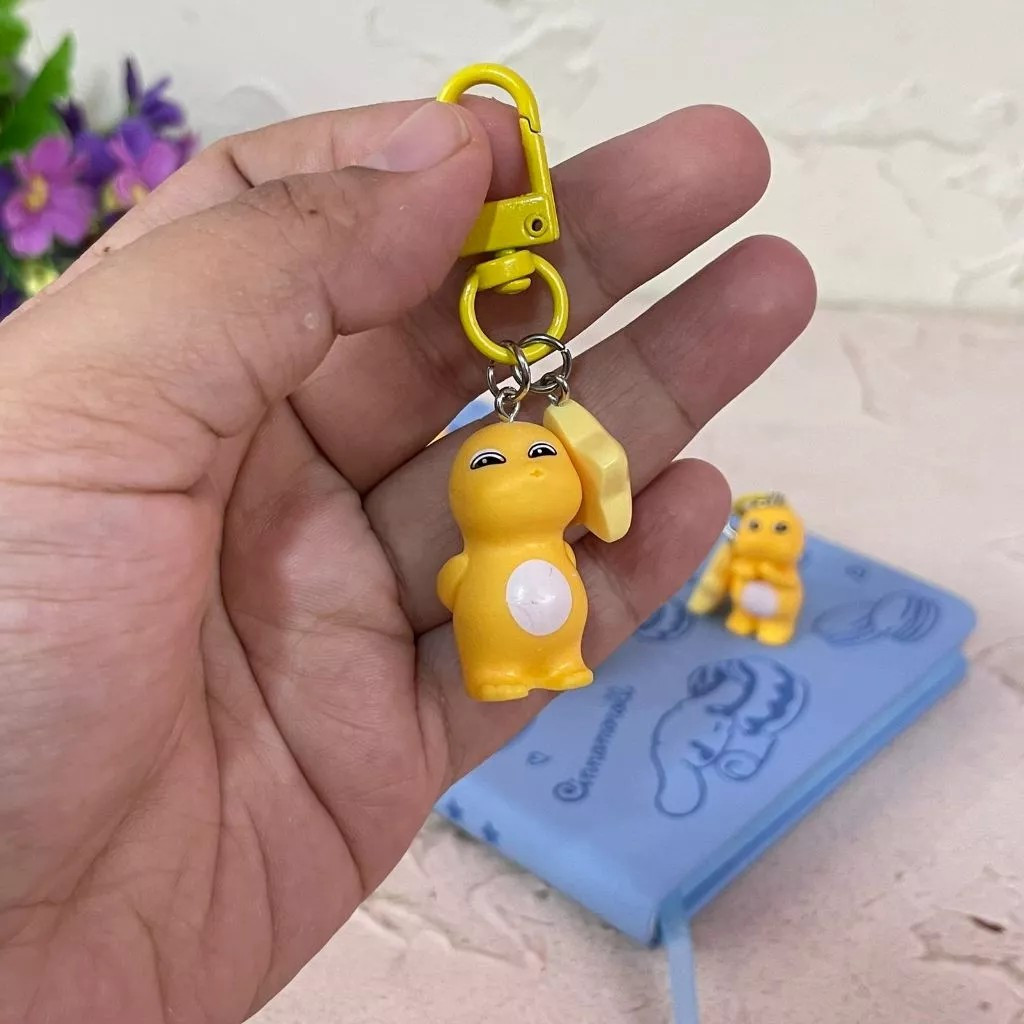 GANTUNGAN NAILONG DINO STAR RESIN KEYCHAIN GK-1646 KEYCHAIN KEYRING BAG DECORTATIONS