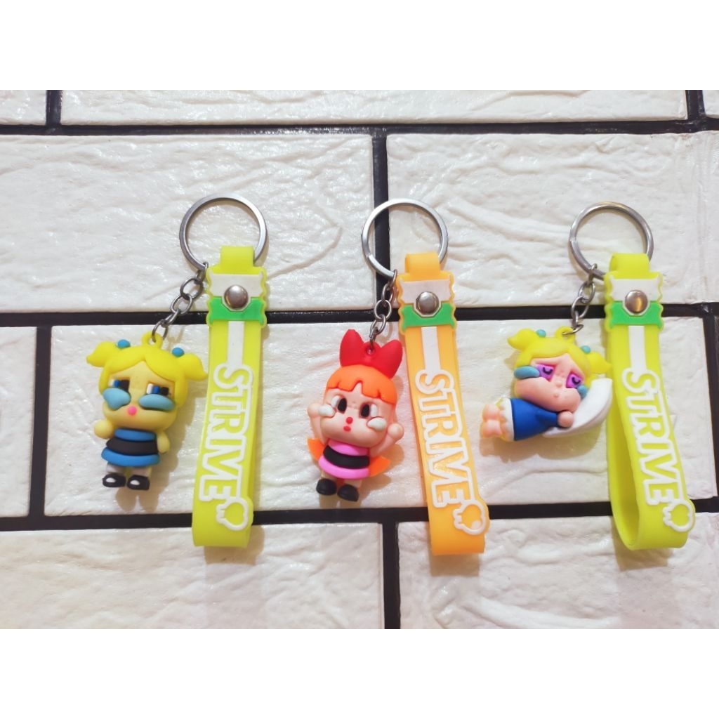 GANTUNGAN NAILONG BABYCRY STICTH CHARACTER KEYCHAIN ETC.