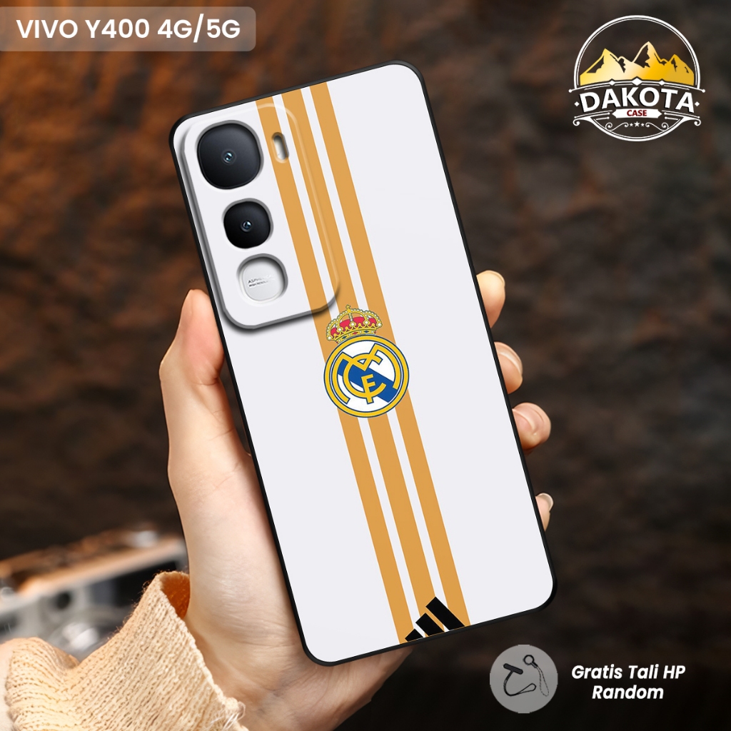 HP Vivo Y400 4G/5G Softcase Silicone R Madrid UV Printing Motif | เคสโทรศัพท์มือถือ Vivo Y19S / Y19S