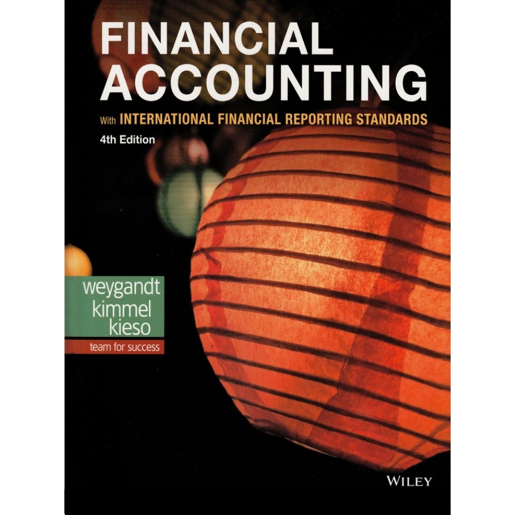 การบัญชีการเงินรุ่นที่ 4 ifrs Weygandt Kimmel Kieso