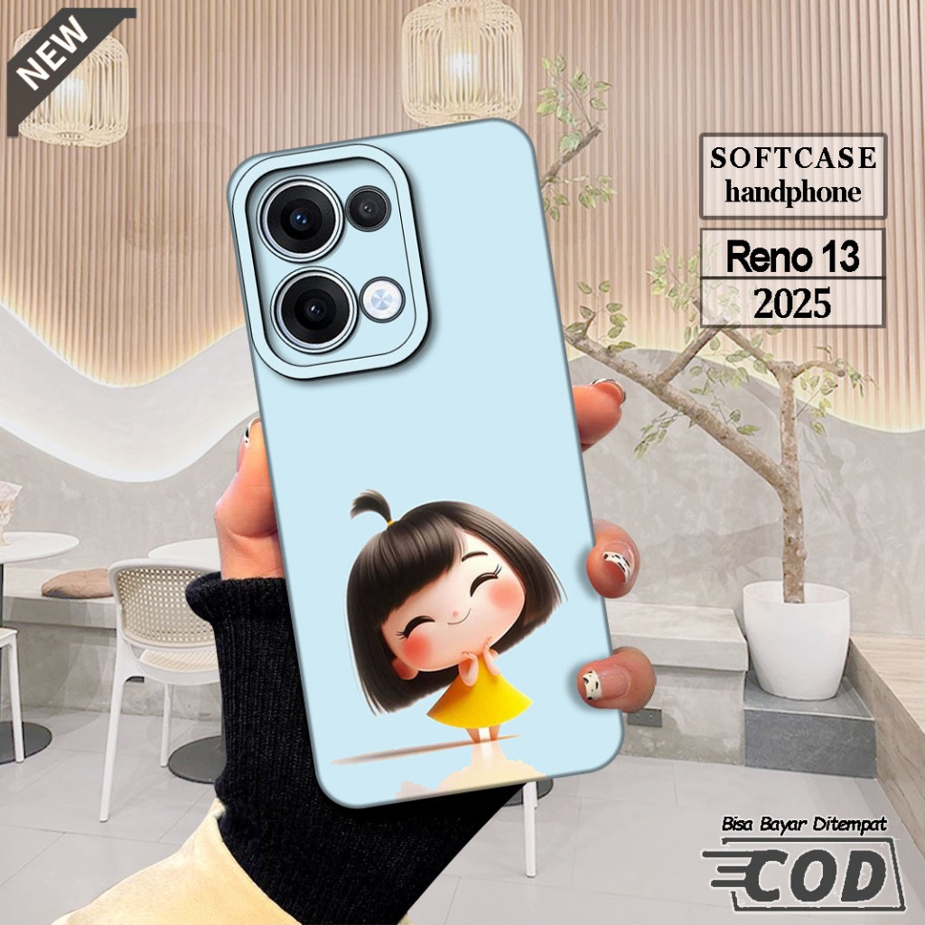 เคส Oppo RENO 13 5G 2025 - เคส Oppo RENO 13F 4G/5G 2025 - เคสซิลิโคนสีดําสุดเท่ ยืดหยุ่น ใส