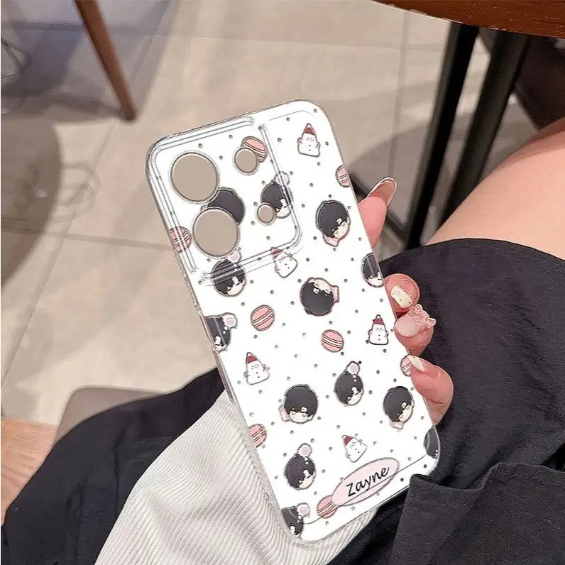 เคสTPUโปร่งใสCHIBU ZAYNE MOTIFเหมาะสําหรับMi10T/Mi10T Mi11 LITE/PRO/Mi13T/13T PRO/6A/8/8A PRO/RDM 9/