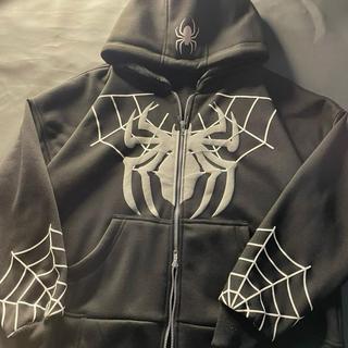 Boxy Zipper Sablon Foaming timbul bahan  Fleece 280 Gsm Double Kepala Zipper Unisex