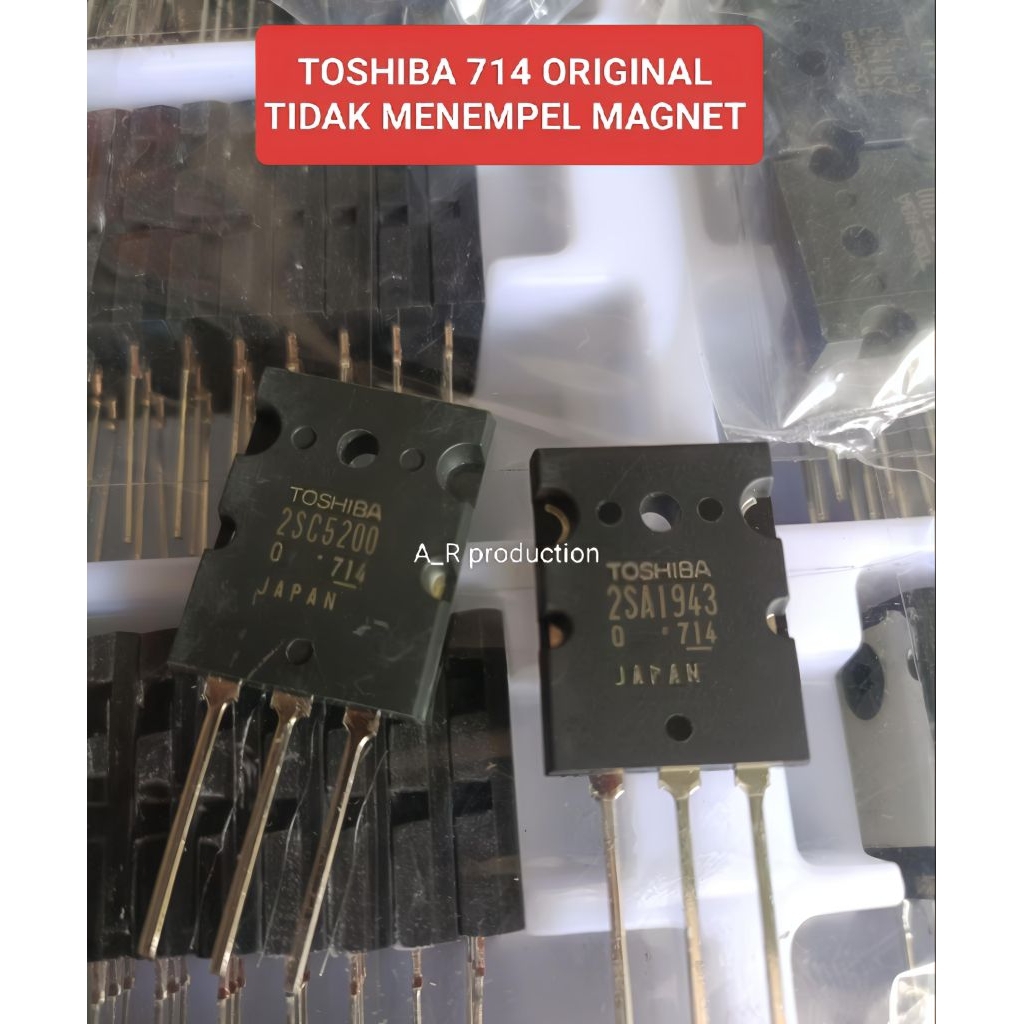 Toshiba SA1943 SC5200 lot 714 เดิมไม่ติดแม่เหล็ก Toshiba SA 1943 SC 5200 714 ทรานซิสเตอร์