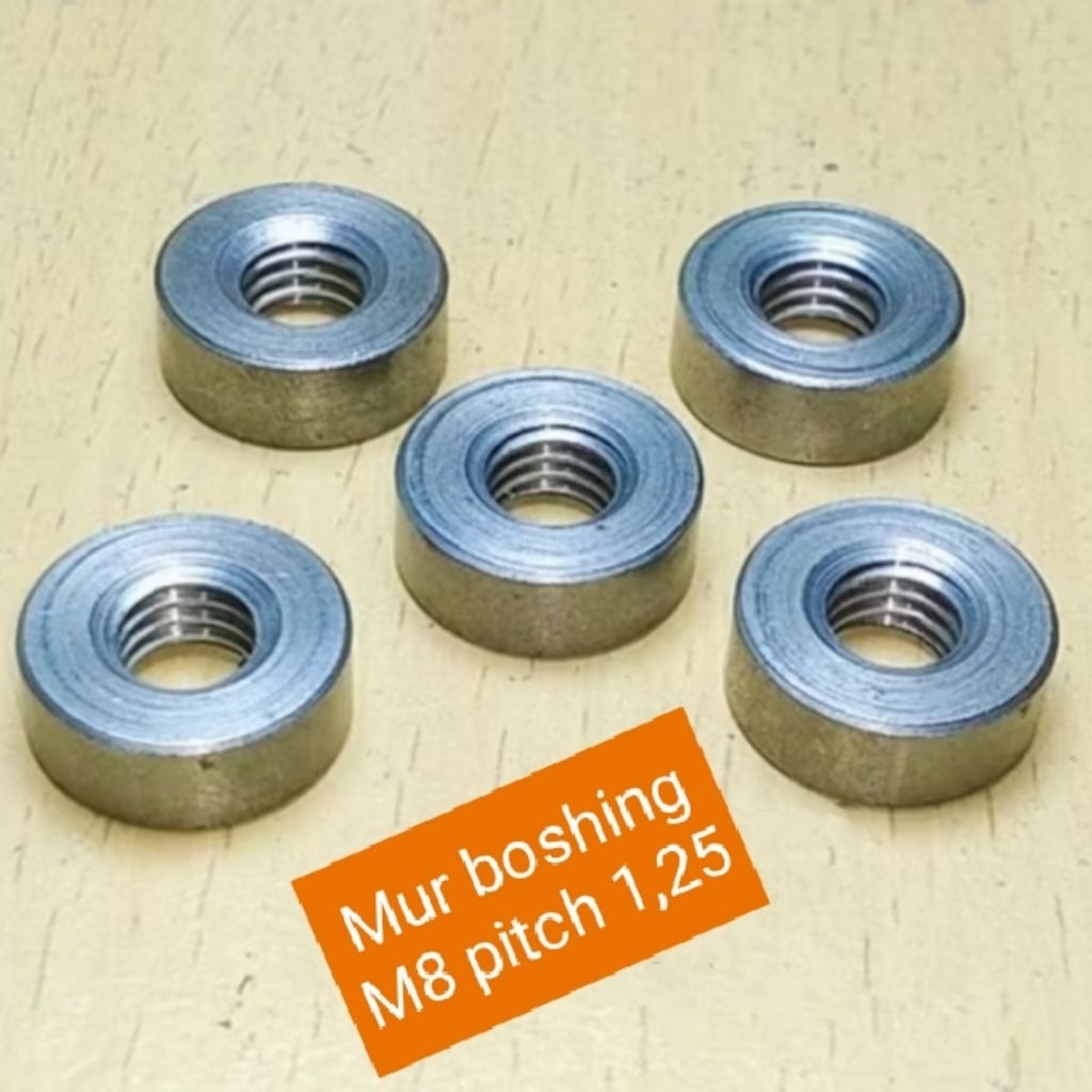 [4 ชิ้น] บูชน๊อต boss m8 pitch 1.25