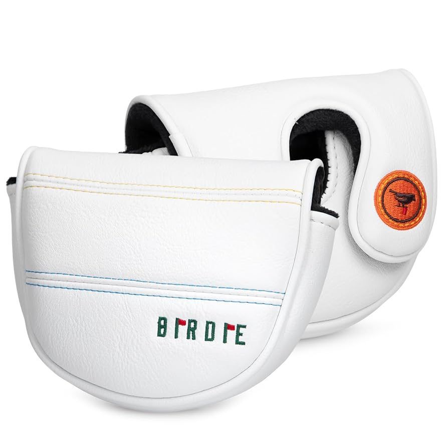 สีขาว Birdie LAB Golf OZ1 MEZZ1 Max Mallet Putter Cover ฝาครอบหัวไม้กอล์ฟ