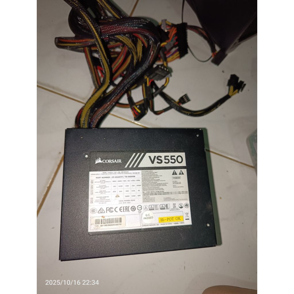 Psu Corsair 550w 80+ DAMAGED