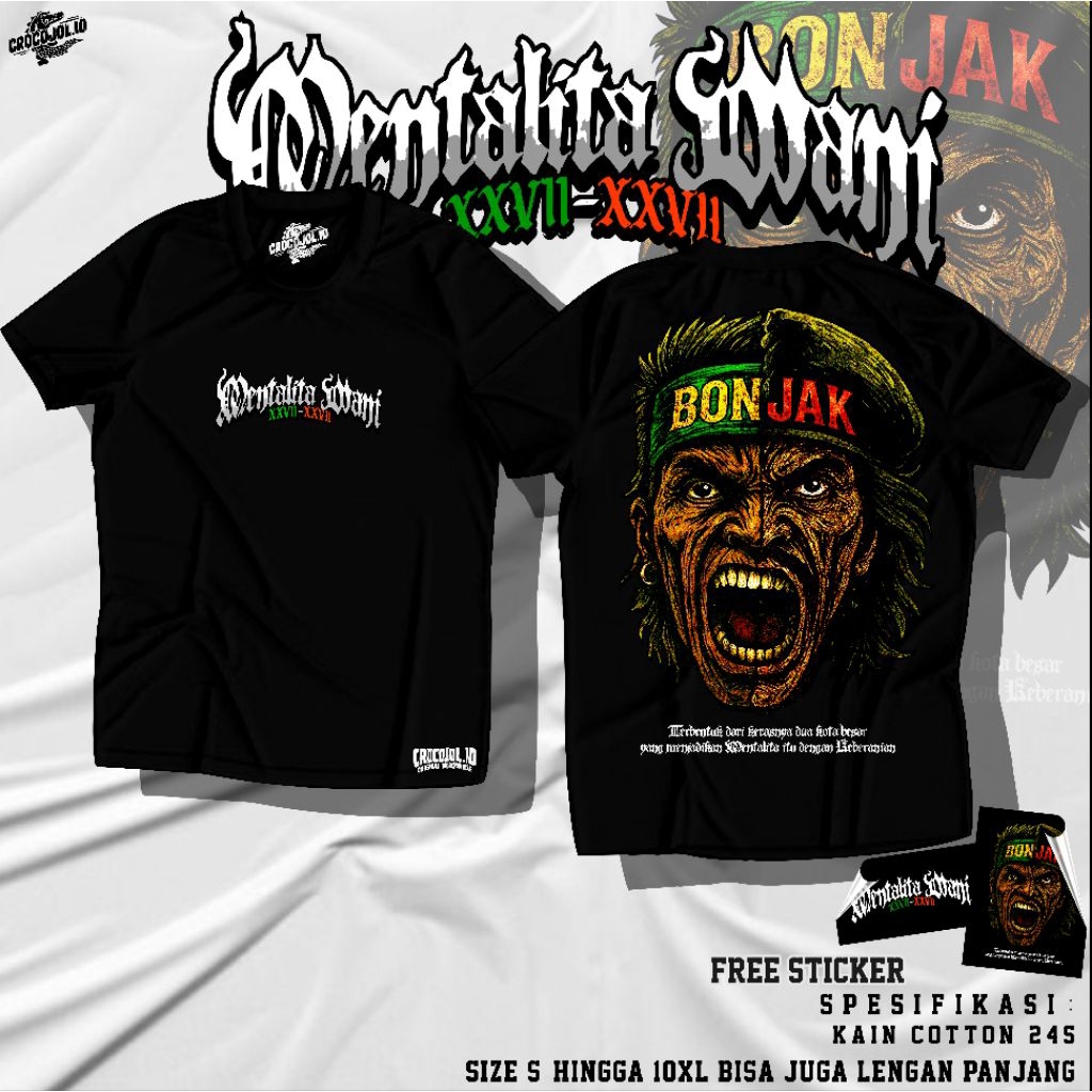 เสื้อยืด BAJAK MENTALITA WANI XXVII-XXVIII