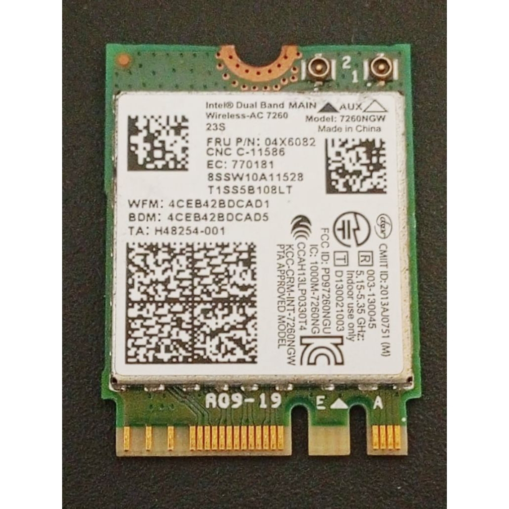 Intel Dual Band Wireless AC 7260