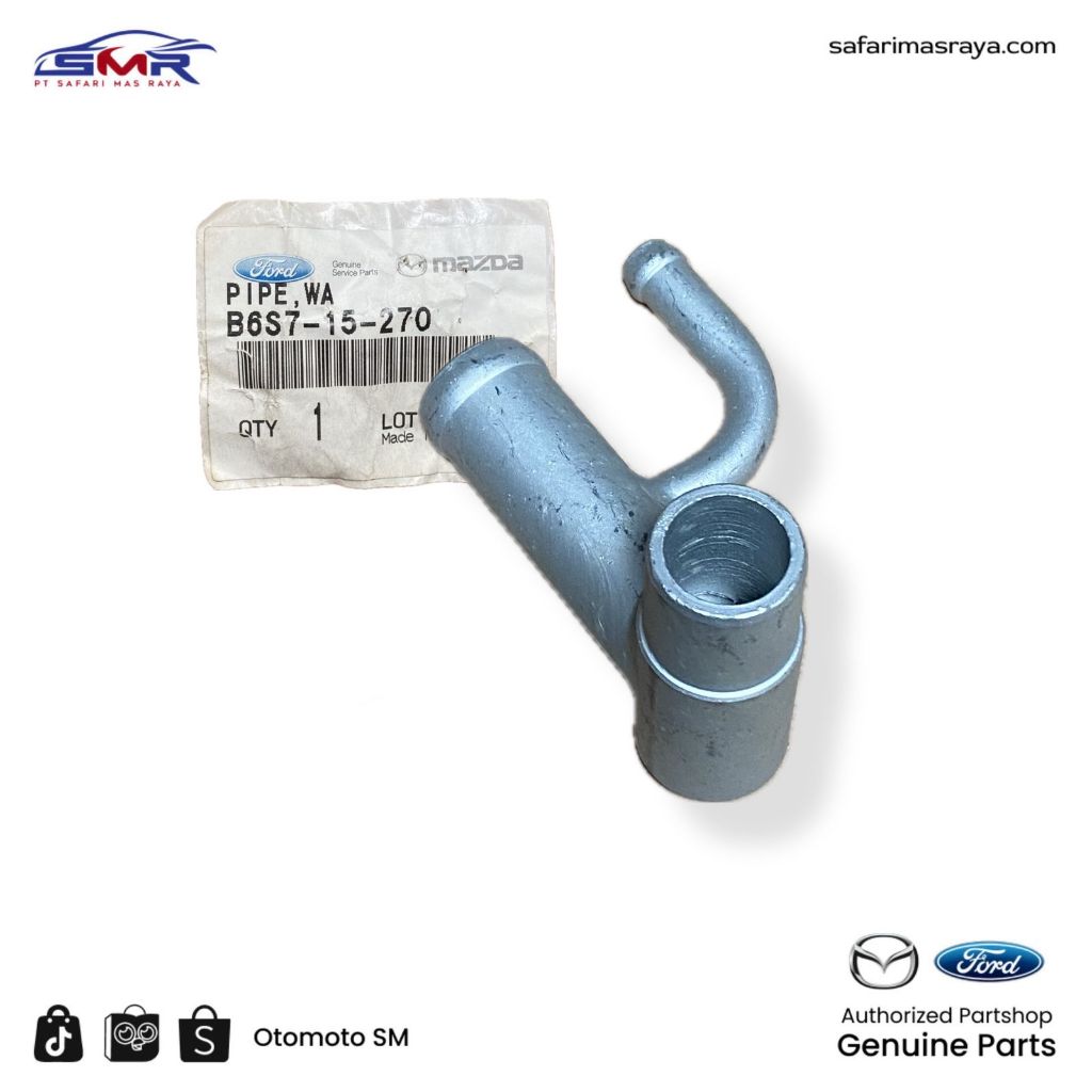ท่อ Mazda 323 Bypass ดั้งเดิม B6S715270