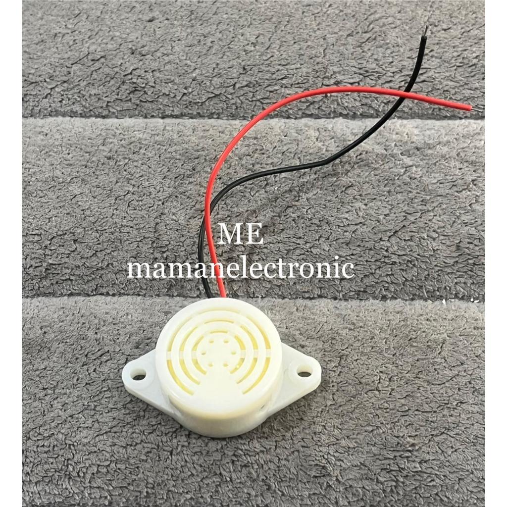 Buzzer Buser Buzzer ลําโพงต่อเนื่องเสียง DC 3V-24V สีขาว SFM-27
