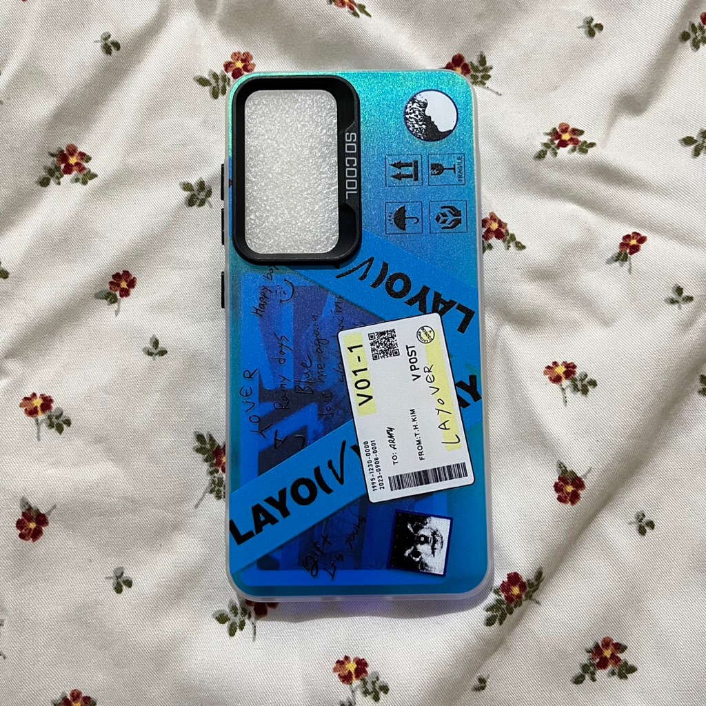 Fanmade Case HP Samsung S24 Layover Album BTS V/Taehyung