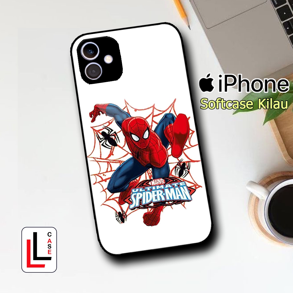 {LL1101} Softcase Glossy Iphone 11 12 13 14 15 Pro Max Mini X XR 6 7 8 Case IP Premium Shiny Mirror 