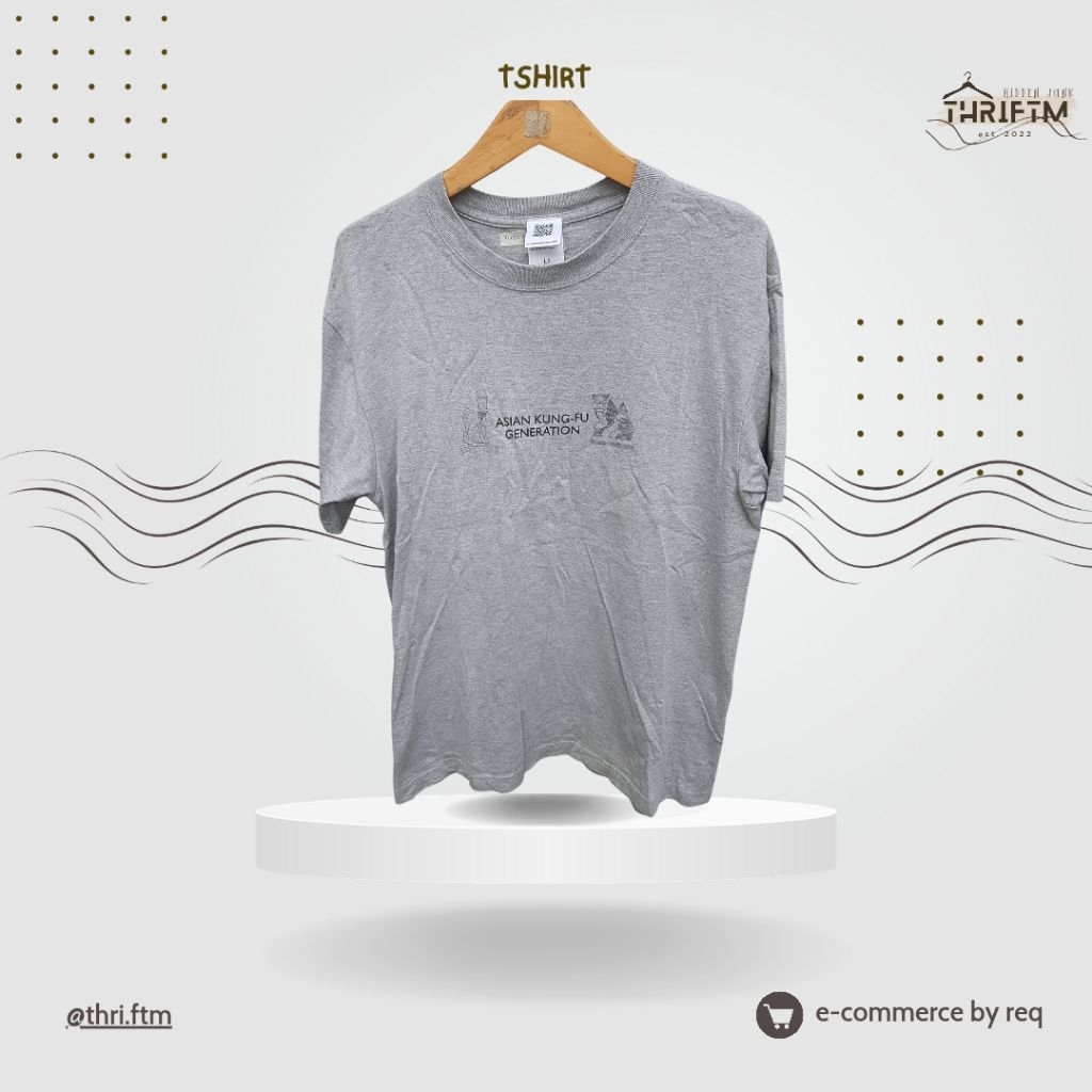 เสื้อยืดสินค้า Tour 2008 อย่างเป็นทางการโดย Asian Kung-fu Generation