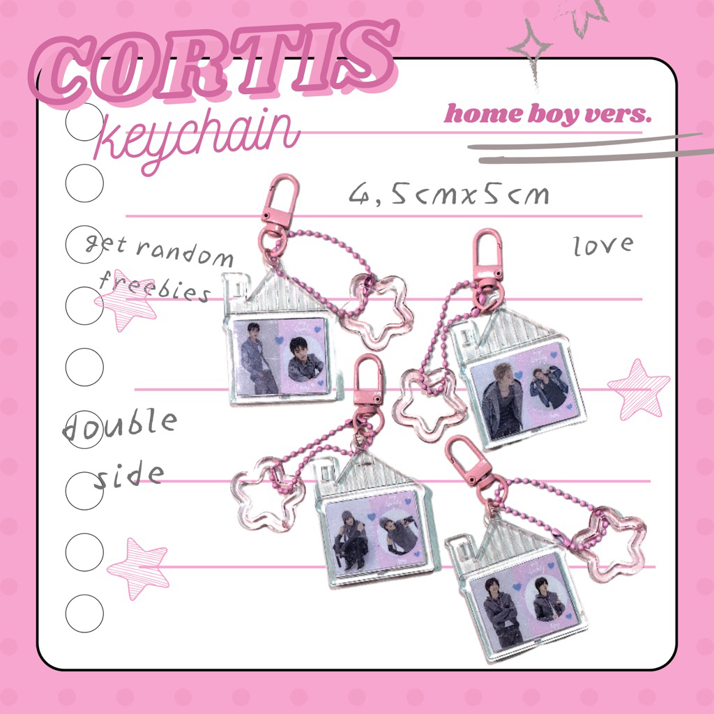 GANTUNGAN CORTIS KEYCHAIN บ้านพวงกุญแจ