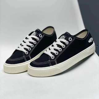 Ventela Alpha Low Black Natural - Sepatu Sneakers Casual Pria Wanita
