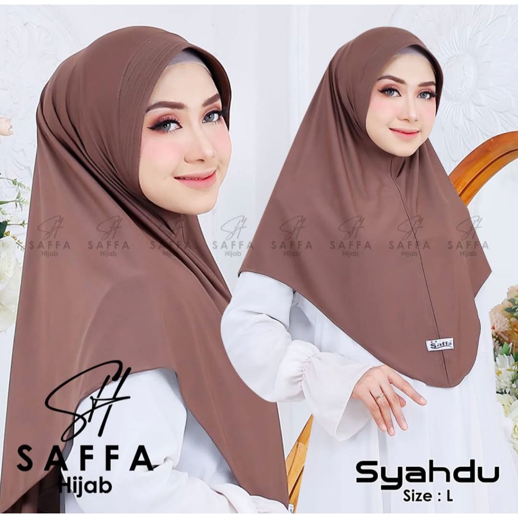 INSTANT HIJAB SYAHDU L ORIGINAL M.ilham Matt JERSEY SUPER คุณภาพดี