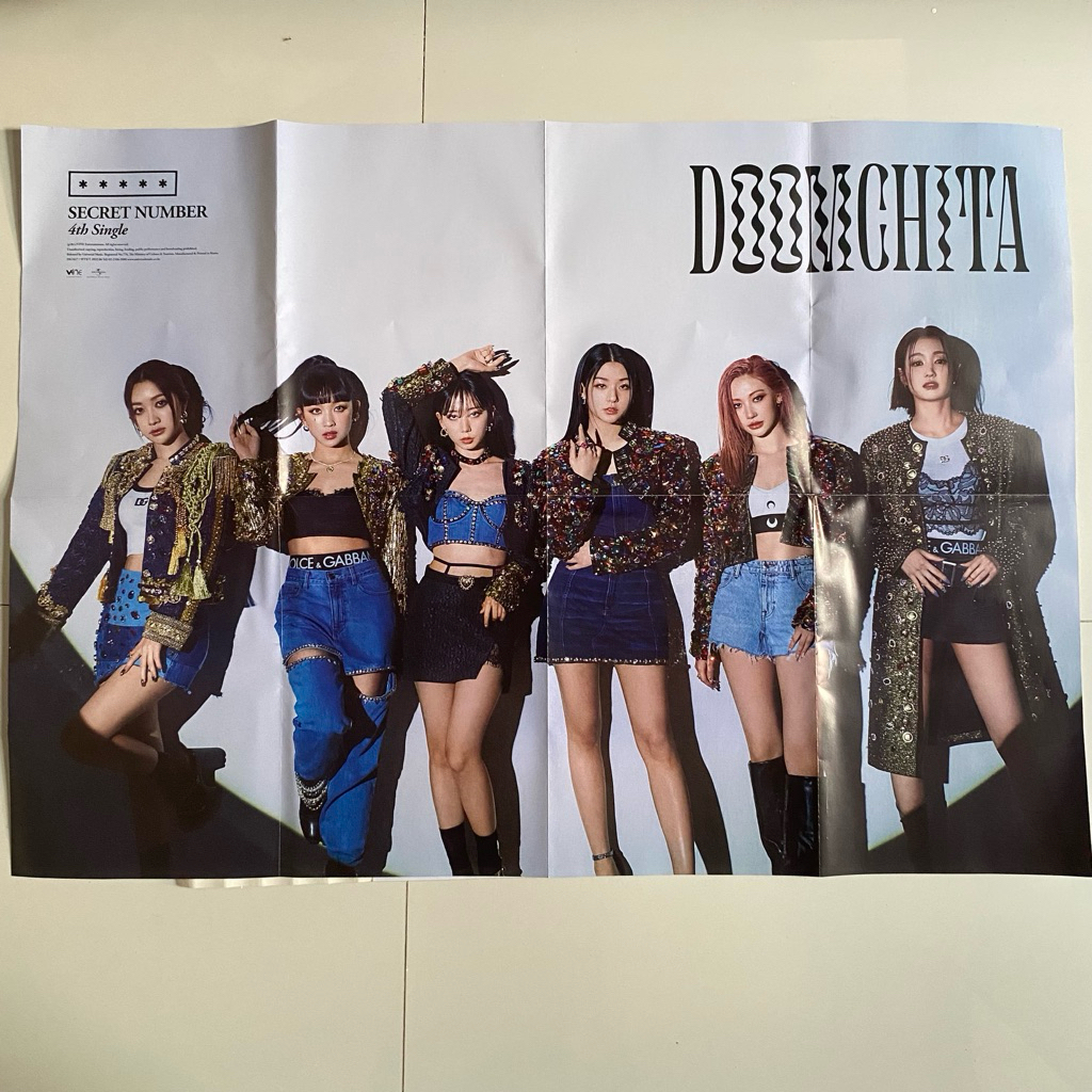 BOOM ALBUM DOMCHITA OFFICIAL SECRET NUMBER DITA KARANG JINNY SOODAM MINJI LEA ZUU PC PHOTO การ์ดรูปถ