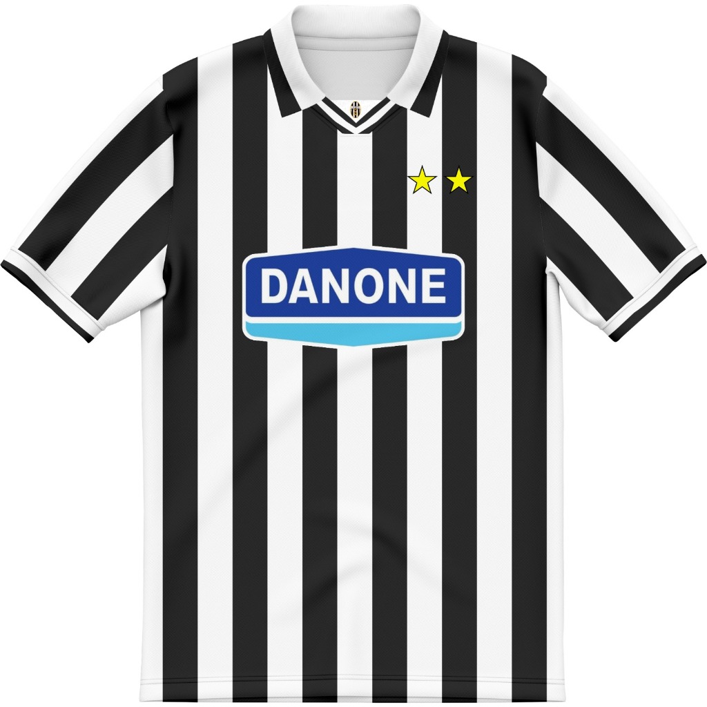JUVE 1995 RETRO JERSEY FULLPRINT ฟรี NICKNAME// JUVENTUS FOOTBALL SHIRT//VINTAGE เสื้อยืด//FOOTBALL 