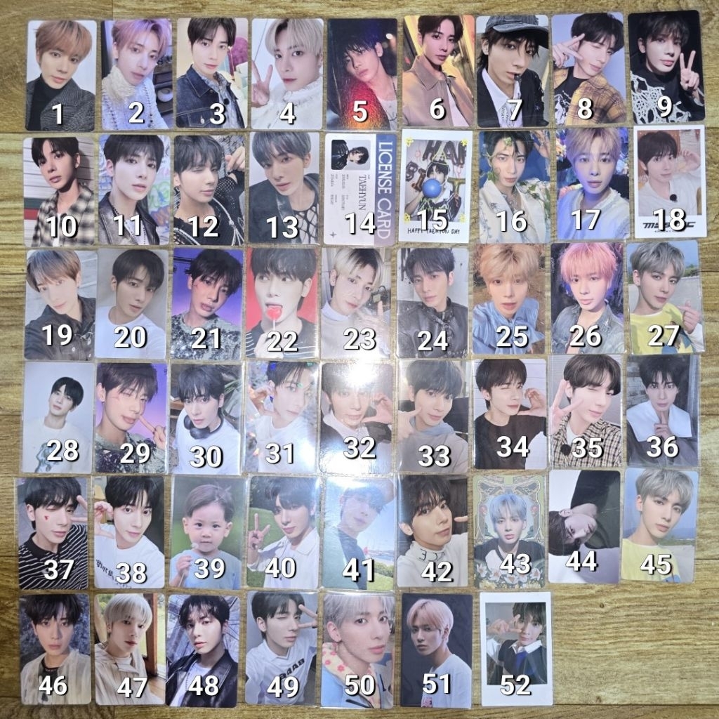 TAEHYUN TXT โฟโต้การ์ด