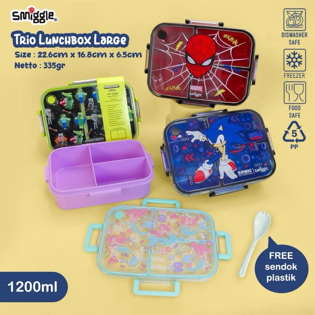 Smiggle Lunch Box Spoon Set ช้อนส้อม BBW740
