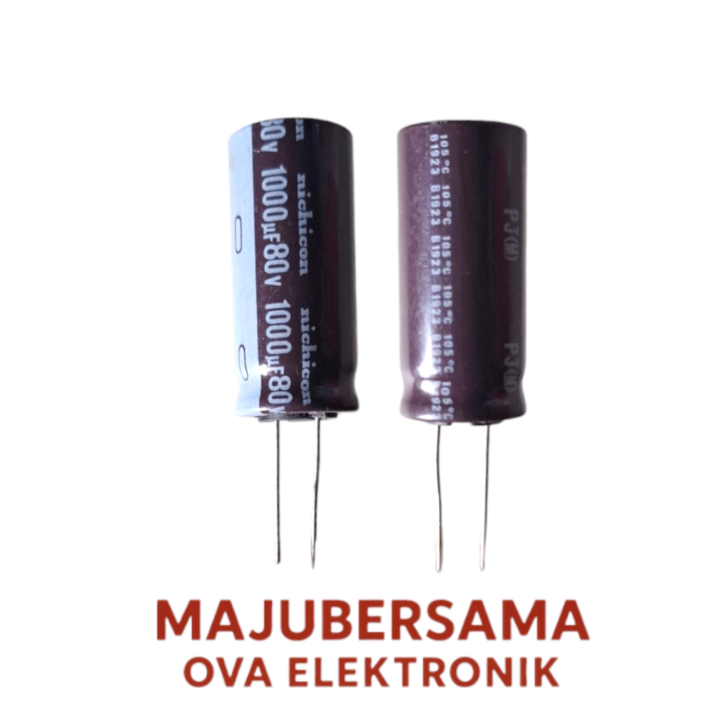Elko 80v 1000uF / 1000uF 80v Nichicon ต้นฉบับ