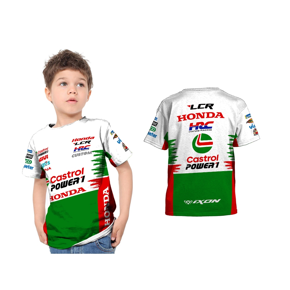 LCR HONDA 2025 Custom Full Print Kids T-Shirt Jersey