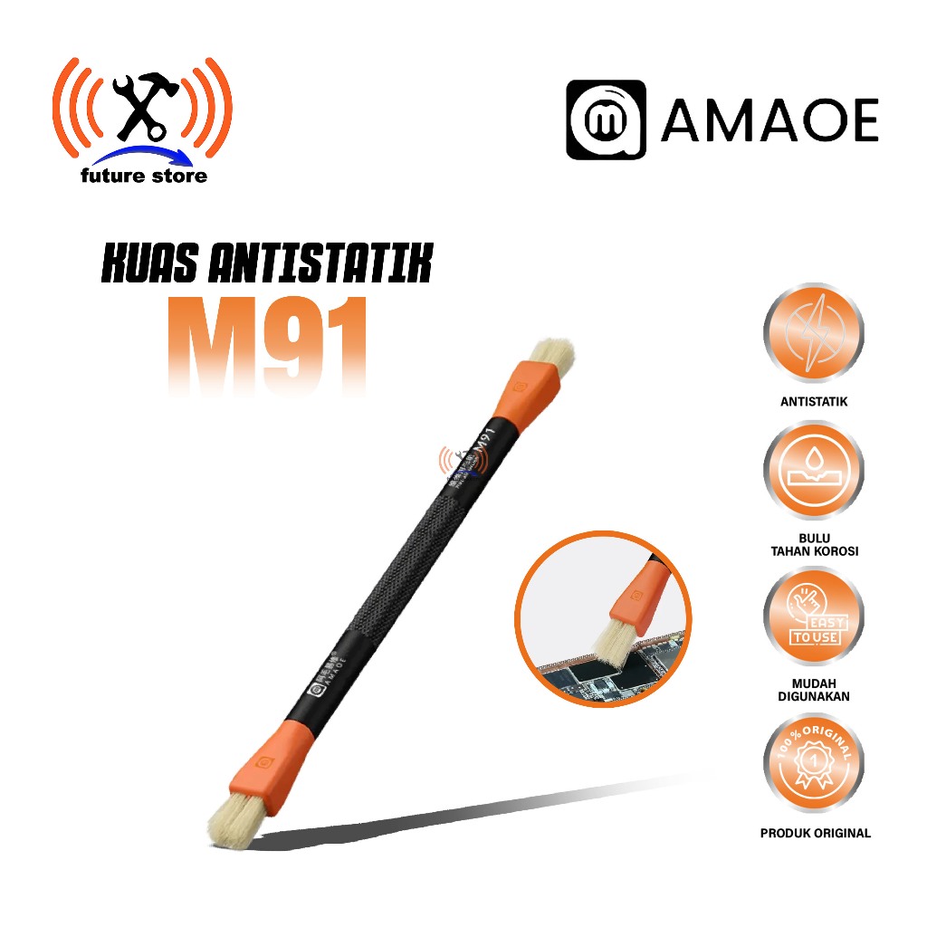 HP AMAOE M91 ORIGINAL ANTISTATIC BRUSH - AMAOE M91 ELECTRONIC SERVICE BRUSH - AMAOE M91 ANTISTATIC B
