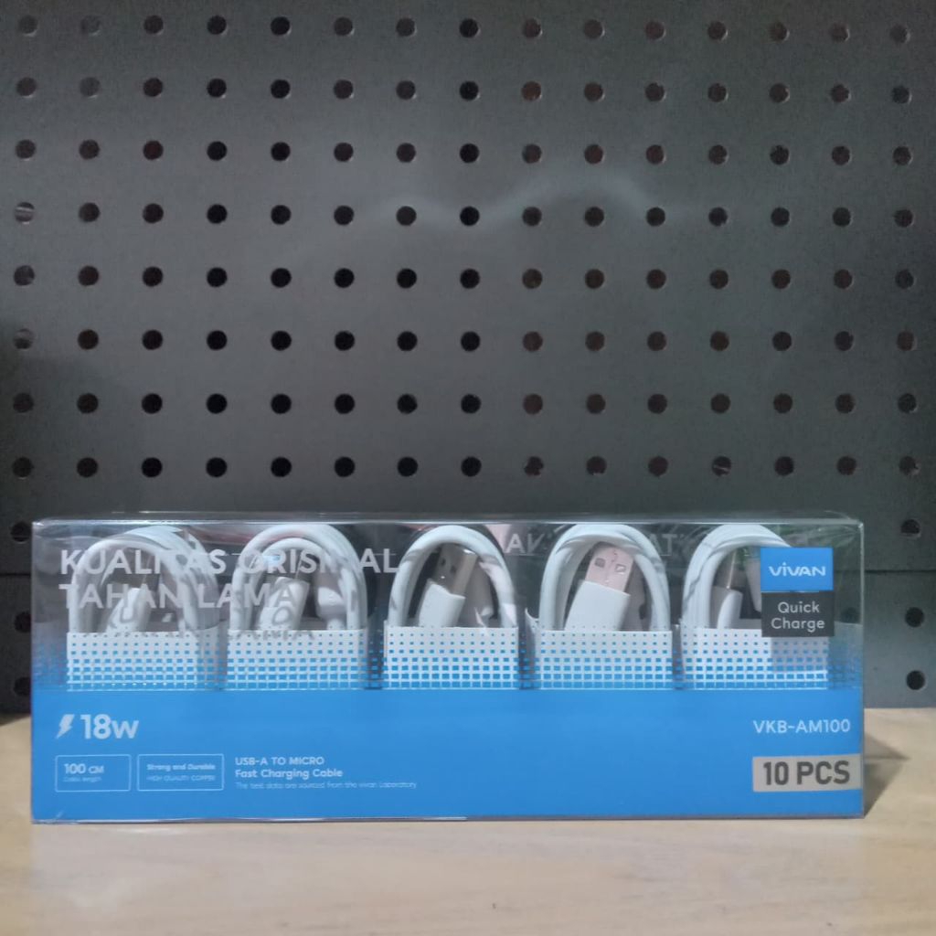 Vivan VKB-AM100 18W สายไมโคร (10 ชิ้น/กล่อง)