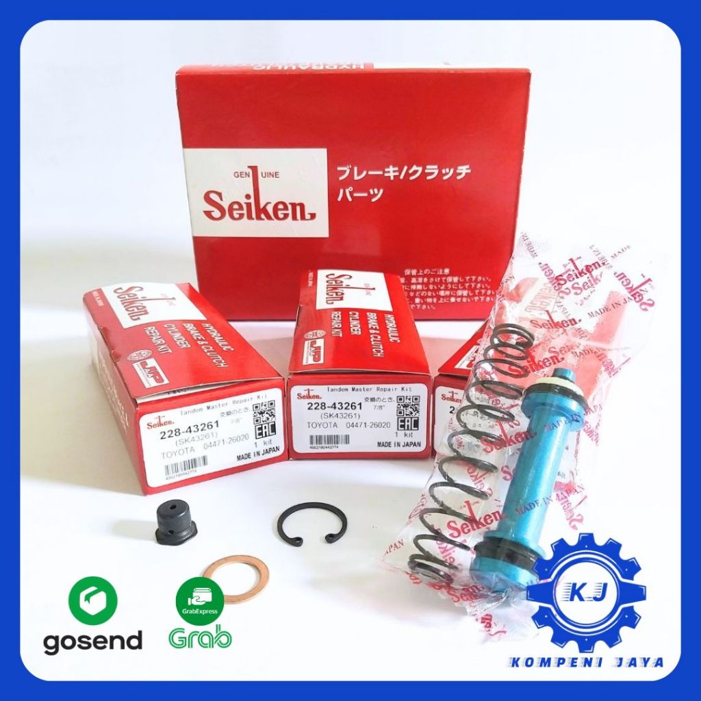 BM KIT MASTER BRAKE KIT HIACE 78-81 12R Size: 7/8" B/M KIT SK43261 SEIKEN BREAK MASTER KIT (04471-26