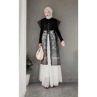 Outer Brocade Spo Conjuice แขนสั้นด้านข้าง Tie Tunic สุ่มเย็บปักถักร้อย Motif