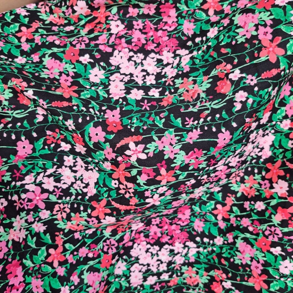 KATUN ผ้าคอตตอนลาย - ผ้าคอตตอน poplin พรีเมี่ยม - ผ้าคอตตอน poplin ลายดอกไม้ - ผ้าคอตตอน poplin [svn