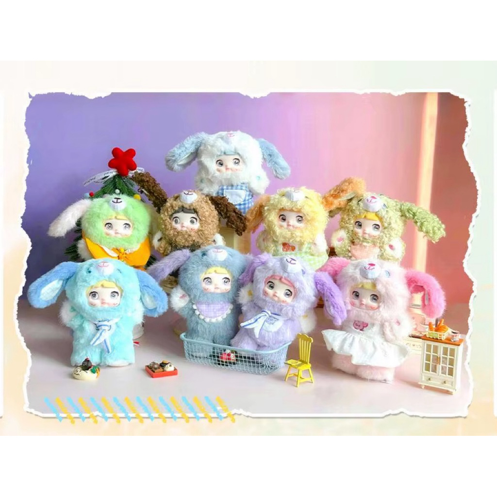 Ien ien Nommi V5 Puppy Diary ตุ๊กตาไวนิลกระเป๋าจี้กล่องตาบอดที่เลือกยืนยันการออกแบบ