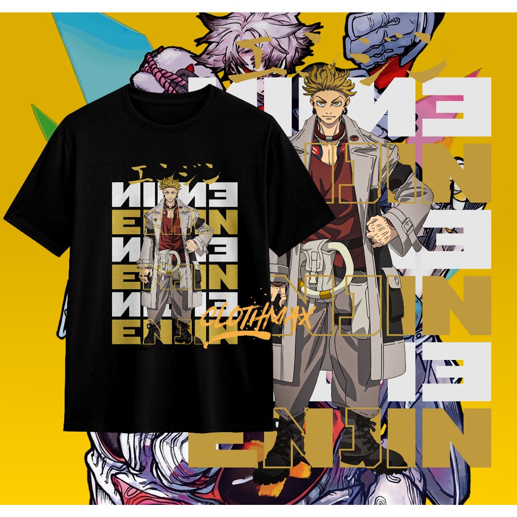 เสื้อยืด Anime Engine Gachiakuta - Riyo Reaper - Rudo Surebrec - Zana Nijiku เสื้อผ้าล่าสุด
