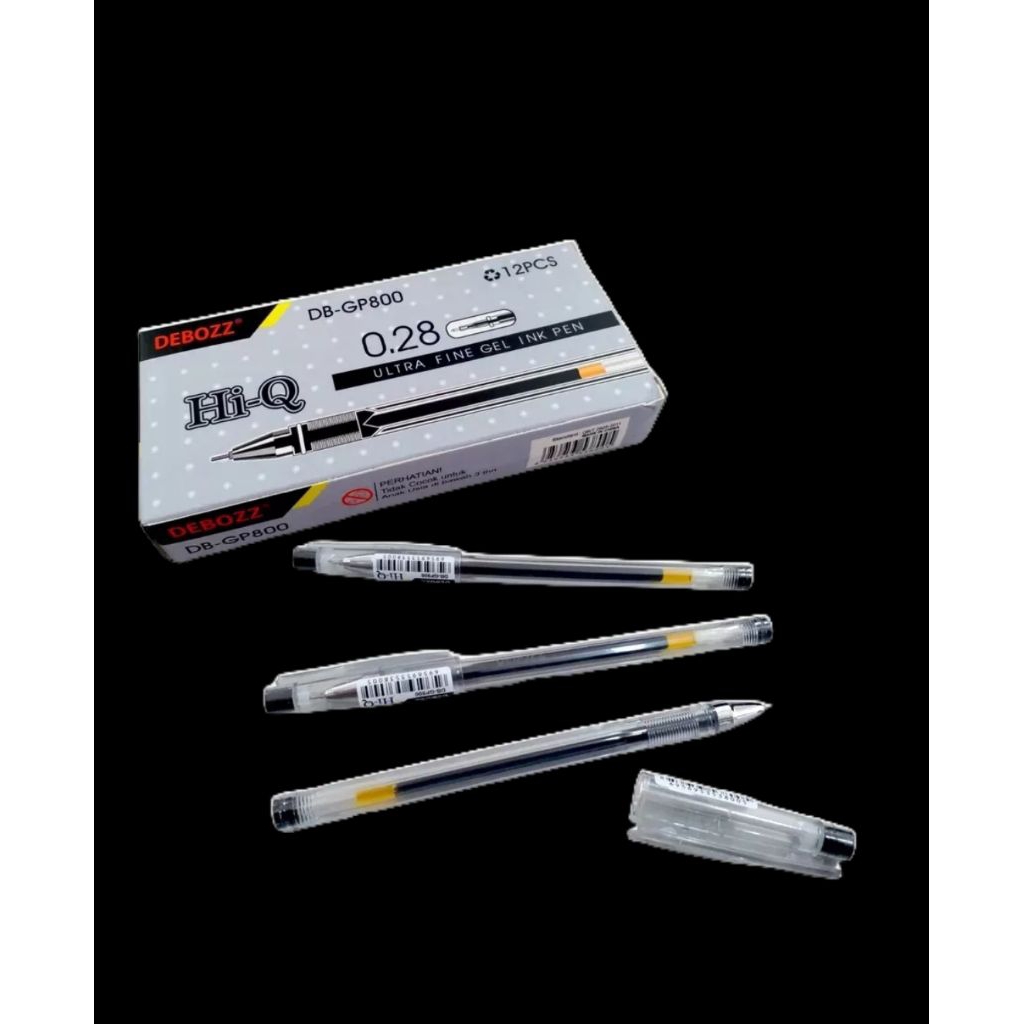 DEBOS BLACK GEL PEN GP800