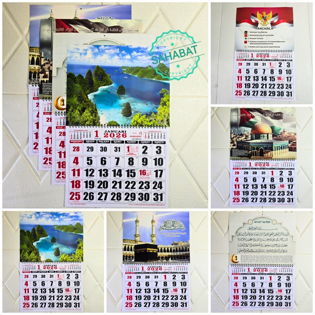JUMBO MONTHLY WALL CALENDAR 2026/ CALENDAR 2026