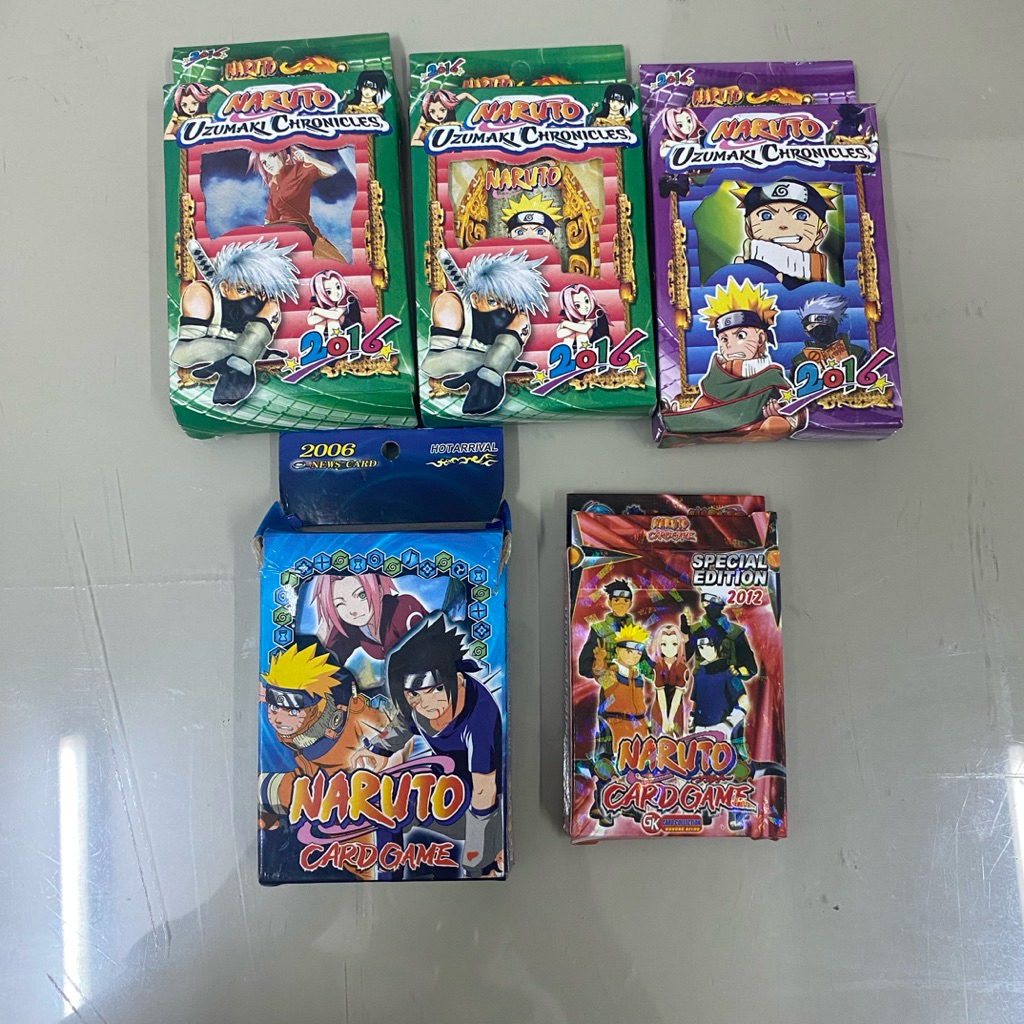 ANIME MANGA NARUTO UZUMAKI CHRONICLES การ์ดเกมวินเทจ