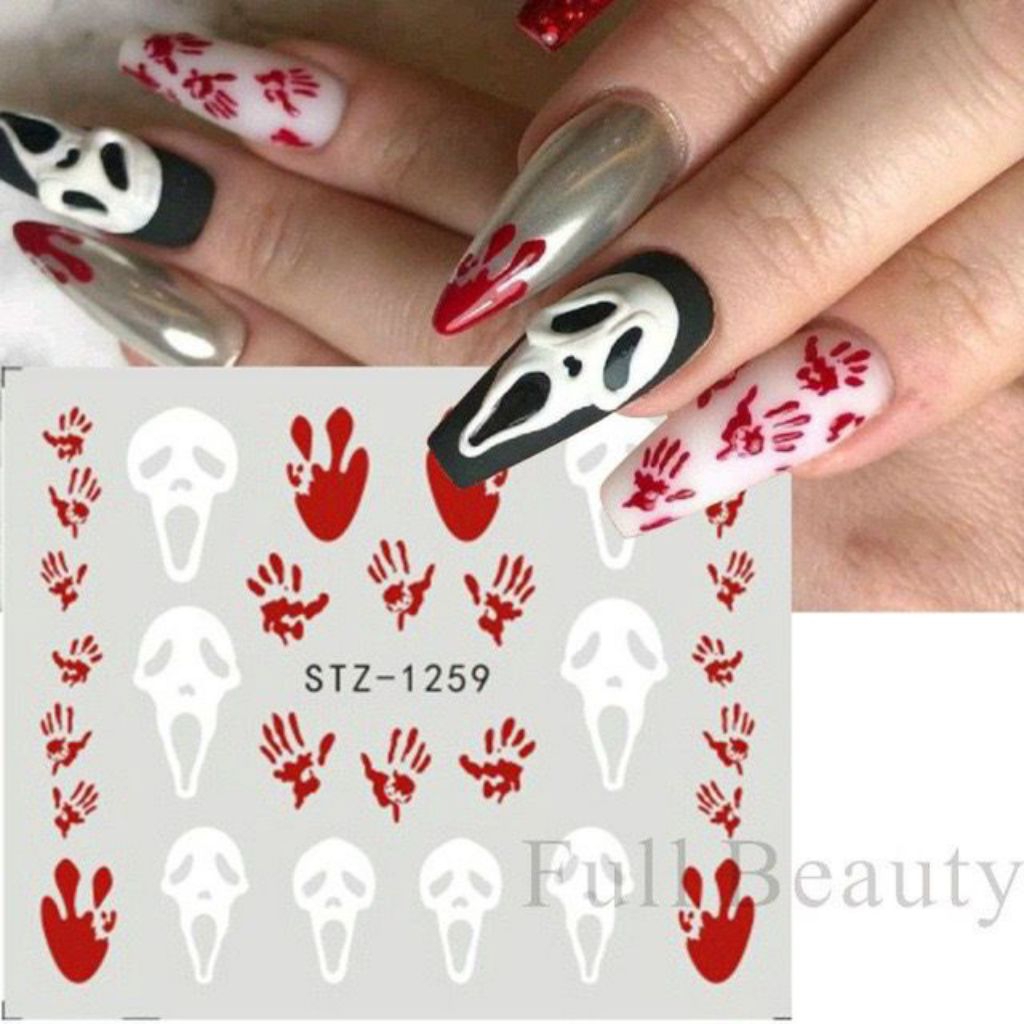 HELLOWEN STICKERS/NAIL TATTOO STICKERS/NAIL ART STICKERS