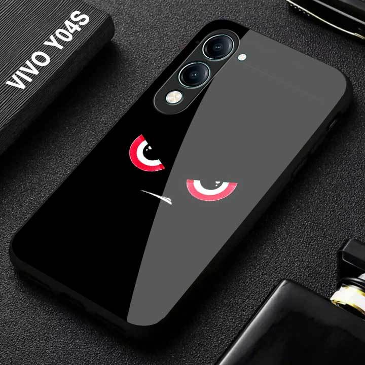 VIVO Y04S Glass Softcase - เคส VIVO Y04S HP ล่าสุด [M376] VV Casing - เคสโทรศัพท์มือถือ - เคสปัจจุบั