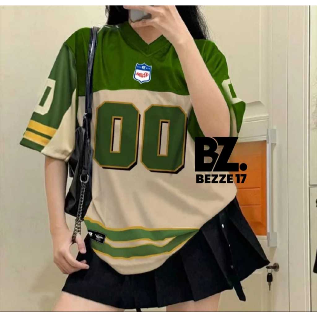 Streetwear Jersey Number 00 Ray แต่งงาน Vintage Oversize Boxy Fit Retro Printing