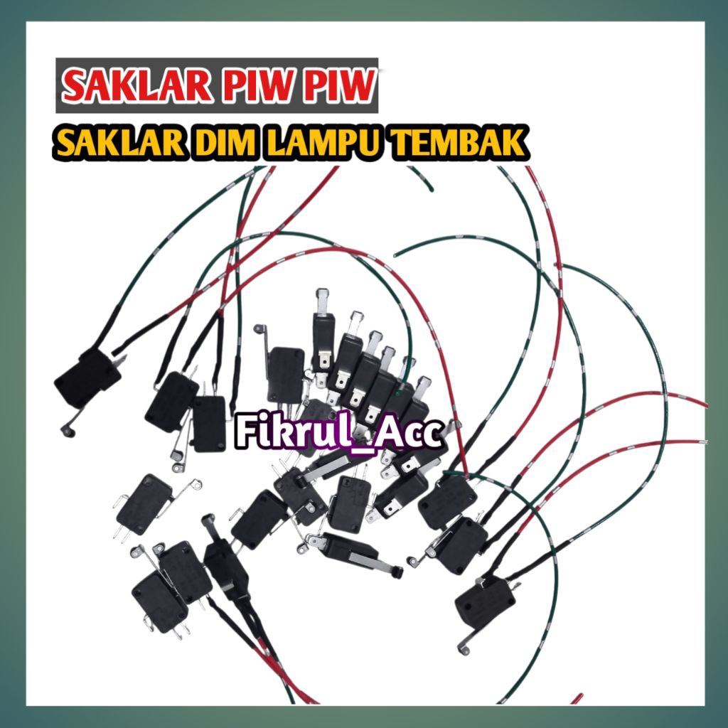 Piw Piw Spotlight Switch Mini Dim switch สําหรับ D2 Laser Spotlight Universal Motorcycle