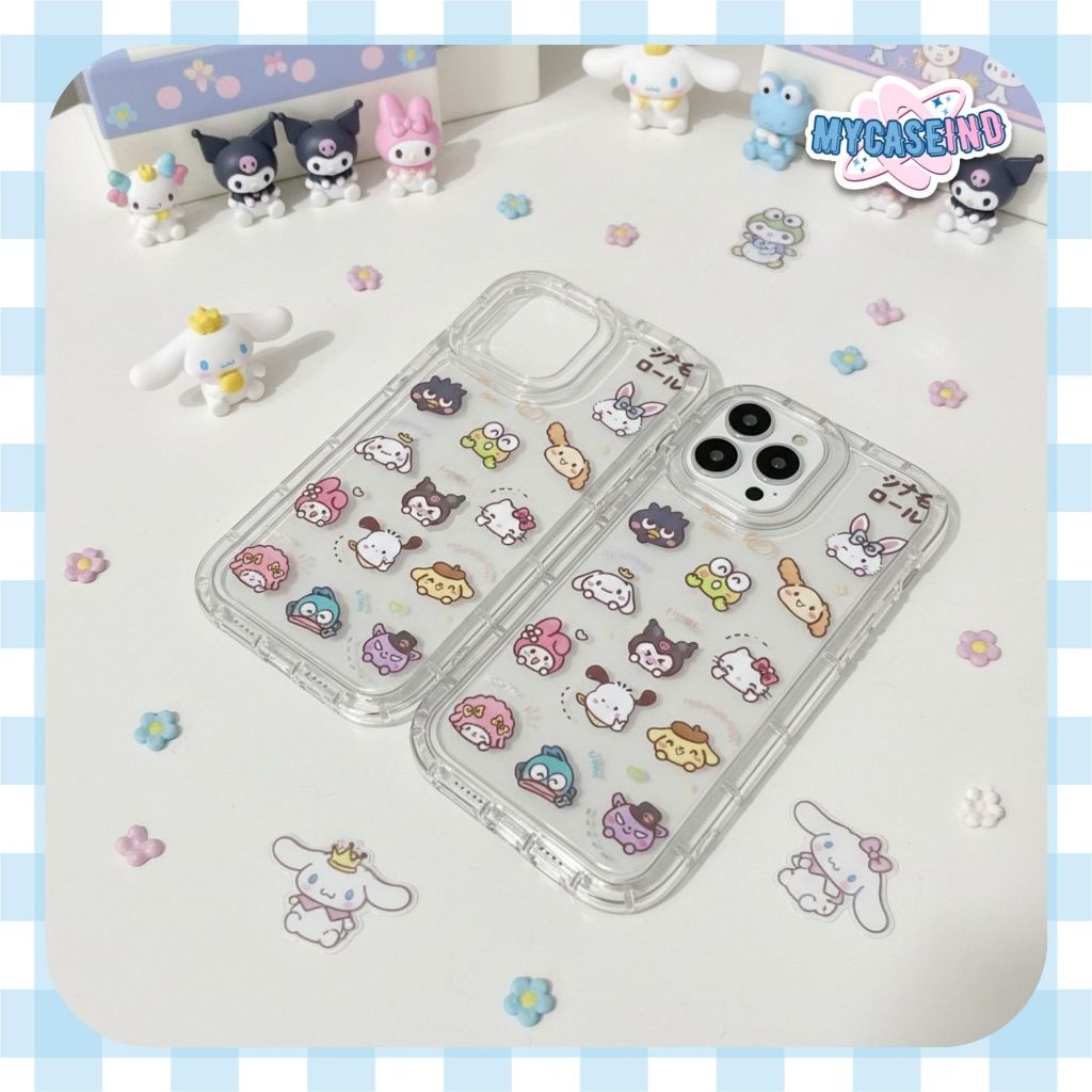 Kerropi And FriendsถุงลมนิรภัยกันกระแทกกรณีOPPO realme 7 a78 a58 a9 a5 2020 a15 f9 a7 a5s 9i a17 a17