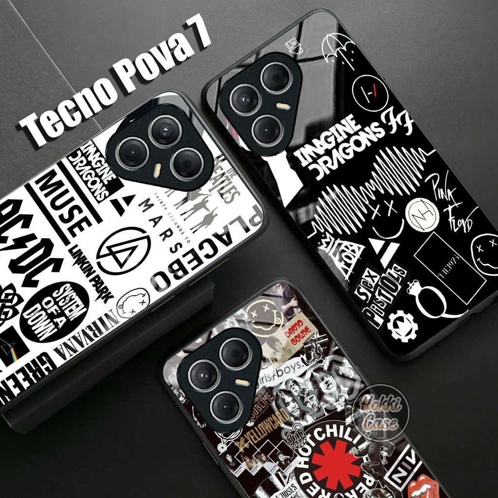 เคส HP Tecno Pova 7 - Tecno Pova 7 Glass Softcase - เคสโทรศัพท์ Tecno Pova 7 - Tecno Pova 7 Silicone